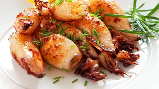 Καλαμαράκια στη Λαδόκολλα