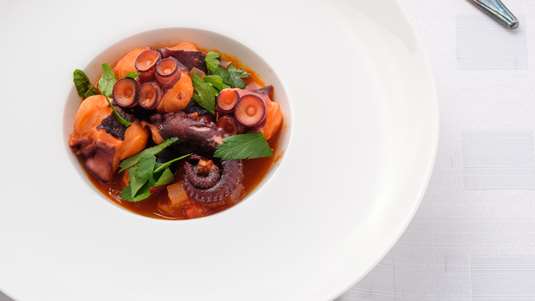 Χταπόδι με Μελιτζάνες