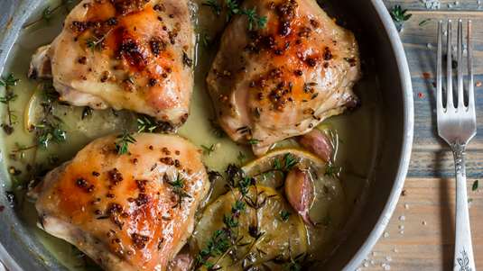 Κοτόπουλο µε Αρωµατική Κρέµα Λεµονιού