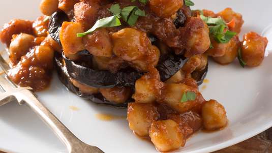 Vegetarian Mουσακάς με Ρεβίθια