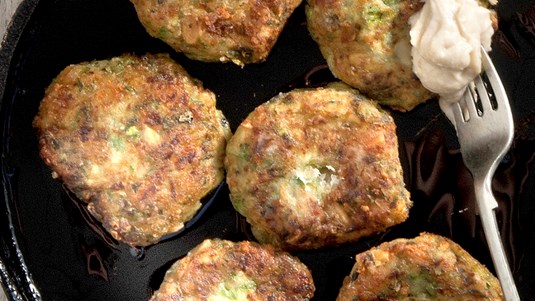 Κολοκυθοκεφτέδες με Κασέρι