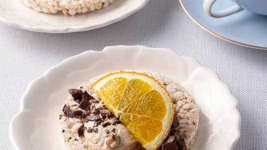 Ρυζογκοφρέτες με Χαλβά και Σοκολάτα