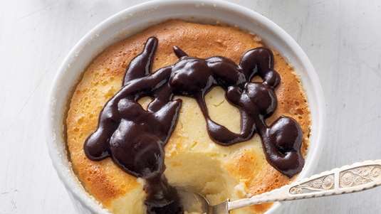 Πουτίγκα Μανταρίνι με Σος Σοκολάτας
