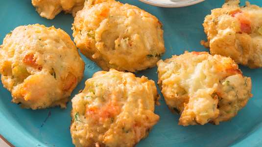 Κροκέτες με Καρότο, Κύμινο και Φέτα