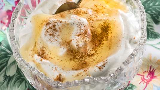 Μους Ανθότυρο με Μέλι και Κανέλα