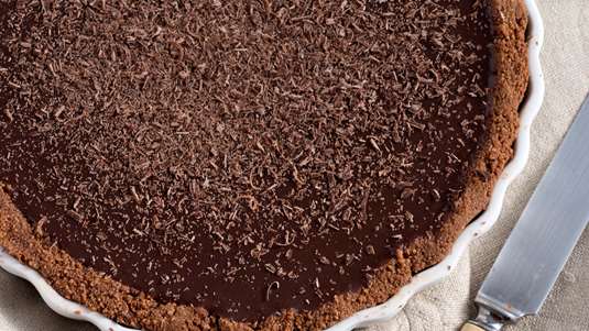 Σοκολατένια Τάρτα Ψυγείου