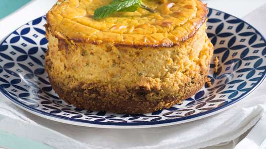 Αλμυρό Cheesecake Mε Κολοκύθα στο Φούρνο