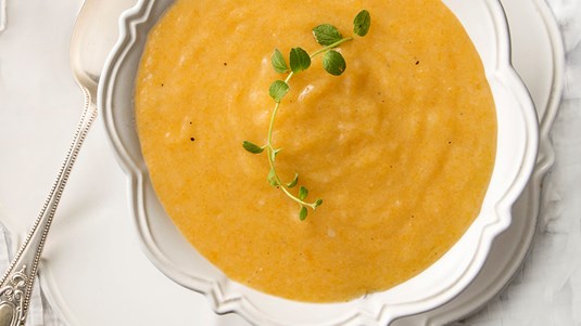 Βελουτέ με Μήλο και Καρότο