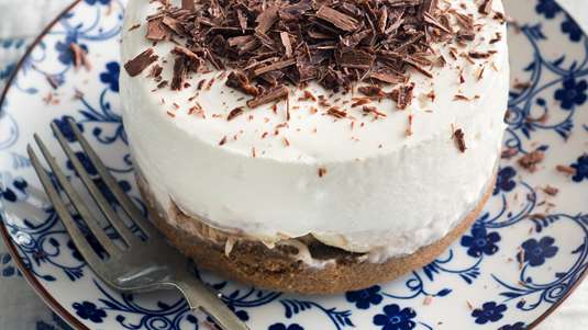 Cheesecake με Μπανάνες