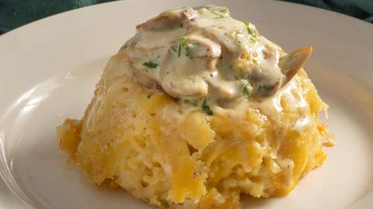 Ταλιατέλες σε Φόρμα, με Μανιτάρια