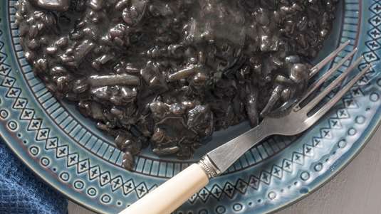 Πιλάφι με Σουπιές και Πορτοκάλι