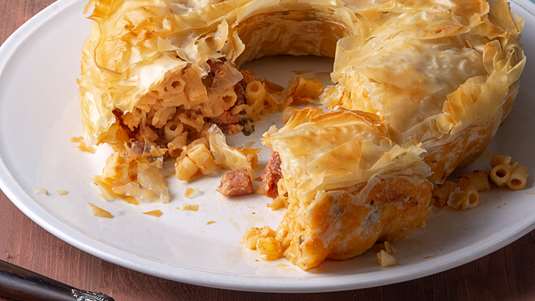 Παστίτσιο με Καπνιστή Χοιρινή Μπριζόλα