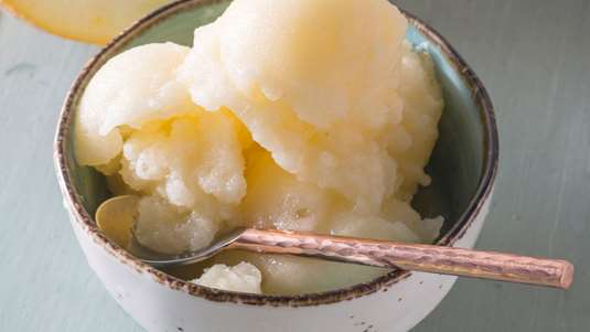 Σορμπέ Πεπόνι με Τζίντζερ