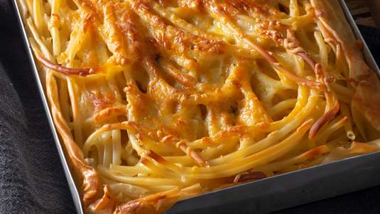 Σουφλέ με Χοντρό Μακαρόνι