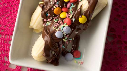 Μπανάνες με Σοκολάτα