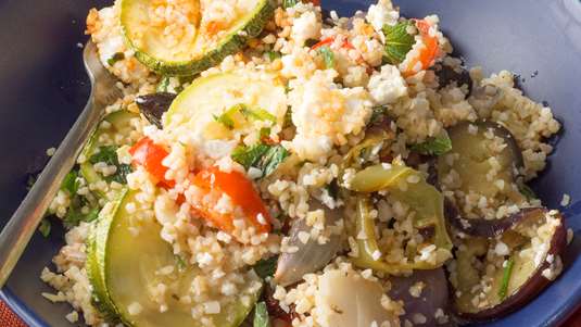 Πλιγούρι με Ψητά Λαχανικά