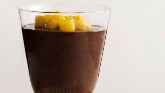 Μους Σοκολάτα με Πορτοκάλι