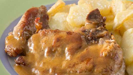 Χοιρινά Μπριζολάκια με Φασκόμηλο και Λεμόνι