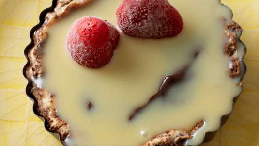 Τάρτα Σοκολάτα - Λεμόνι