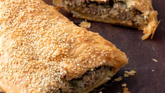 Κιμαδόπιτα Ρολό με Μελιτζάνες