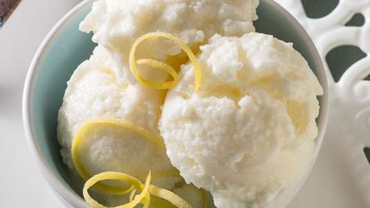 Παγωτό Γιαούρτι με Λεμόνι