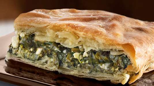 Κολοκυθοτεμπελόπιτα με Pesto Bασιλικού