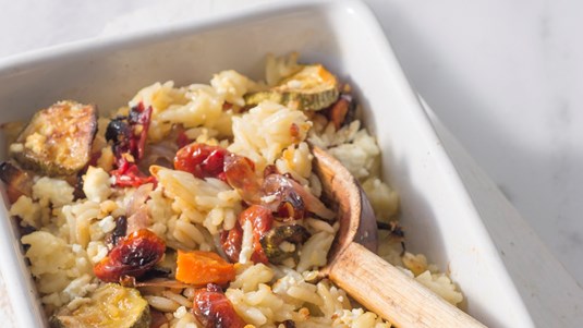 Γιουβέτσι με Ψητά Λαχανικά