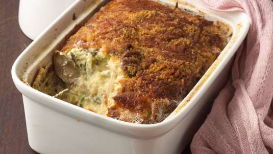 Σουφλέ με Κοτόπουλο και Μανιτάρια