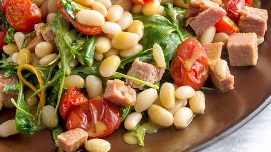 Σαλάτα με Φασόλια και Σύγκλινο