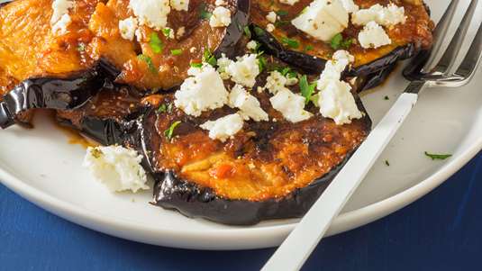 Γλυκόξινες Μελιτζάνες με Φέτα