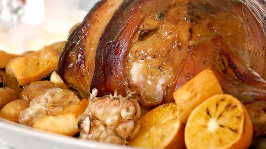 Χοιρινό στο Φούρνο με Μέλι