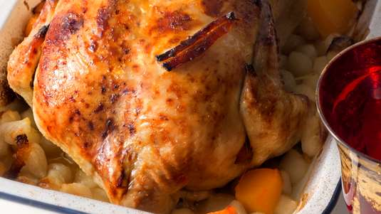 Κοτόπουλο στο Φούρνο με Γλάσο Μουστάρδας