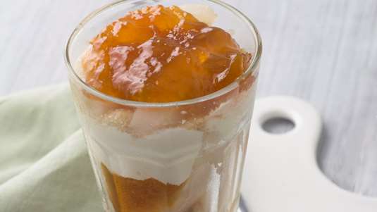 Trifle με Μασκαρπόνε και Αχλάδια