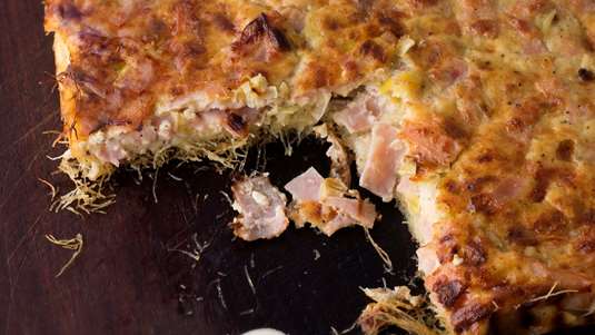 Αλμυρή Τάρτα Κανταΐφι