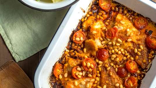 Μπακαλιάρος Φούρνου με Καπνιστή Πάπρικα