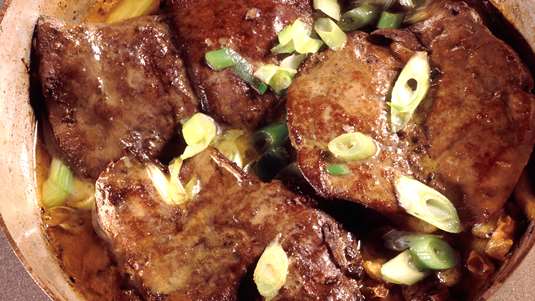 Συκώτι Μοσχαρίσιο με Πιπεριές