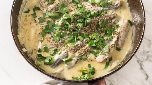 Φιλετάκια Γαύρου με Λεμόνι και Μουστάρδα