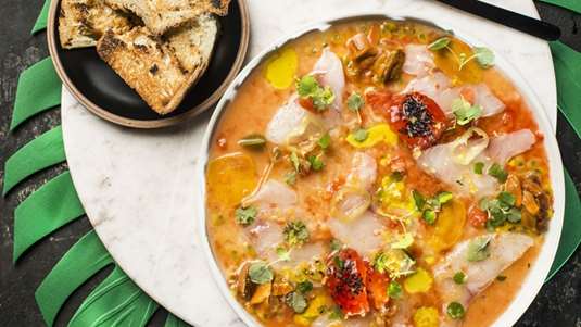 Καρπάτσιο Λαβράκι του Χριστόφορου Πέσκια