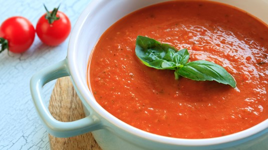 Ντοµατόσουπα µε Λάδι