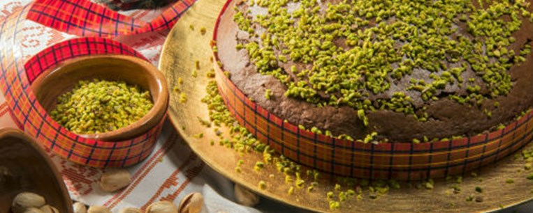 Τούρτα σοκολάτα-φιστίκι