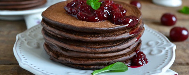 Τηγανίτες σοκολάτας (pancakes)