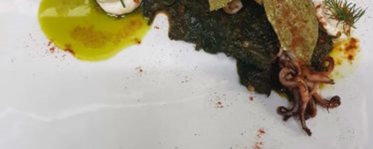 Τσιγαρέλι με καλαμάρι (του σεφ Μίλτου Αρμένη)