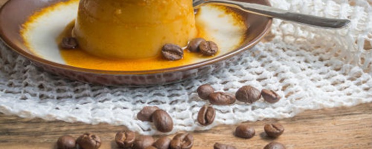 Φλαν με καφέ