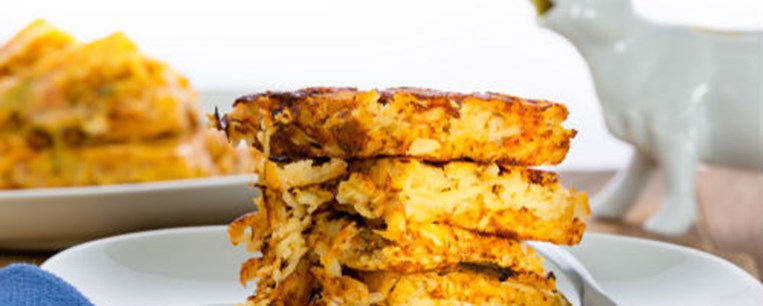 Χας Μπράουνς με πατάτα (Hash Browns)
