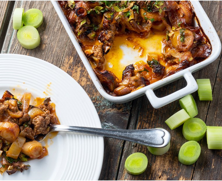 ΚΙΜΑΣ ΜΕ ΠΡΑΣΟ ΣΤΟ ΦΟΥΡΝΟ