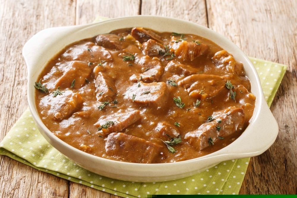 Carbonnade βοδινού στην κατσαρόλα