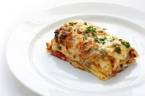 Λαζανια με κοτοπουλο και μανιταρια